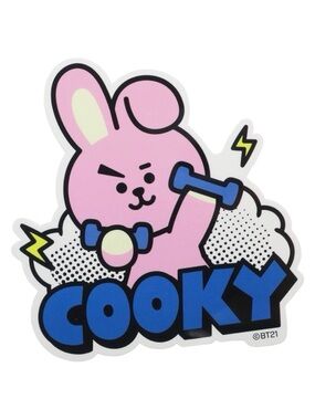 BT21 LINE FRIENDS BIG STICKER COOKY - BRAND NEW, SEALED